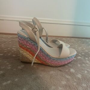 Women's Multicolor Wedge Sandals